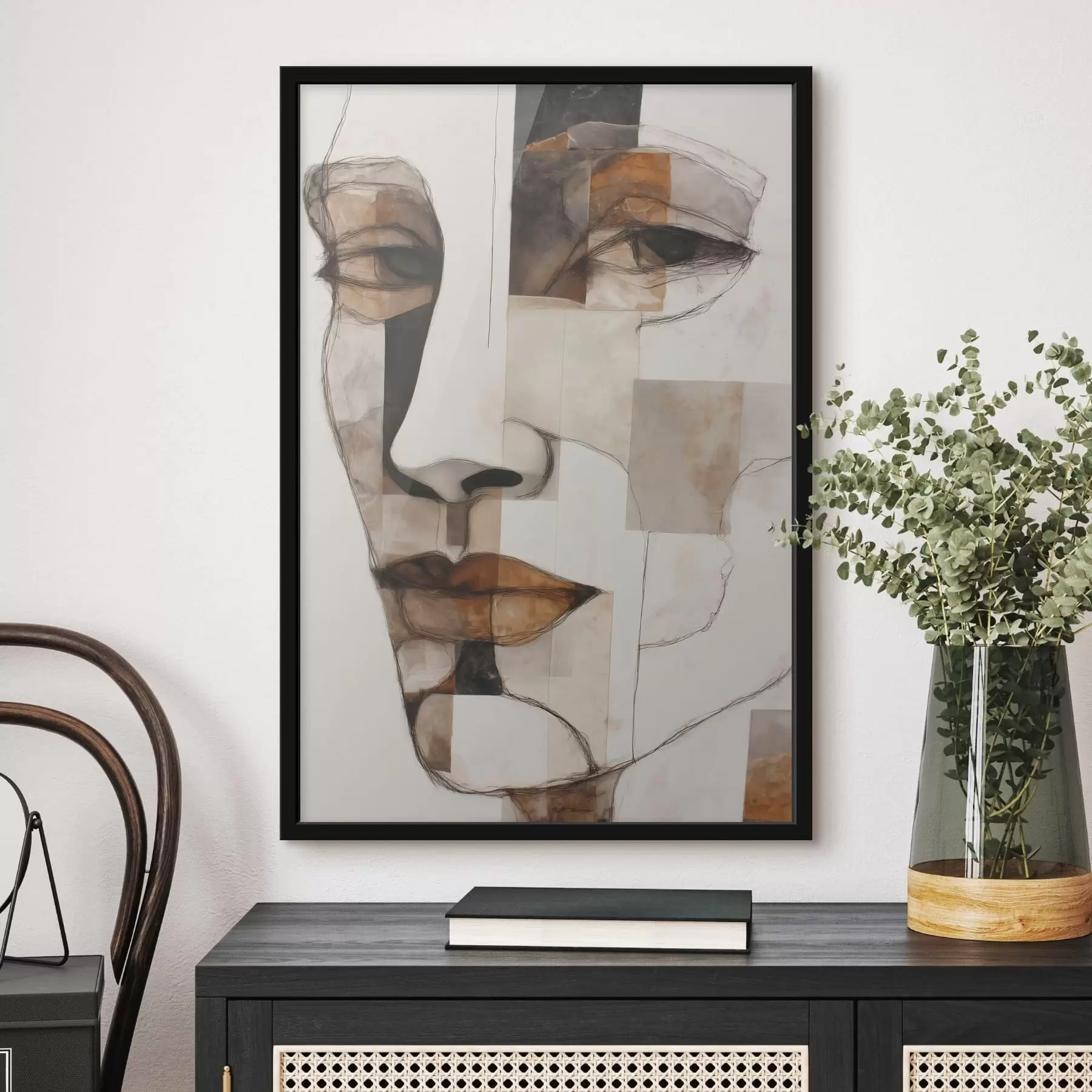 carta da parati Volto astratto nr. f48515