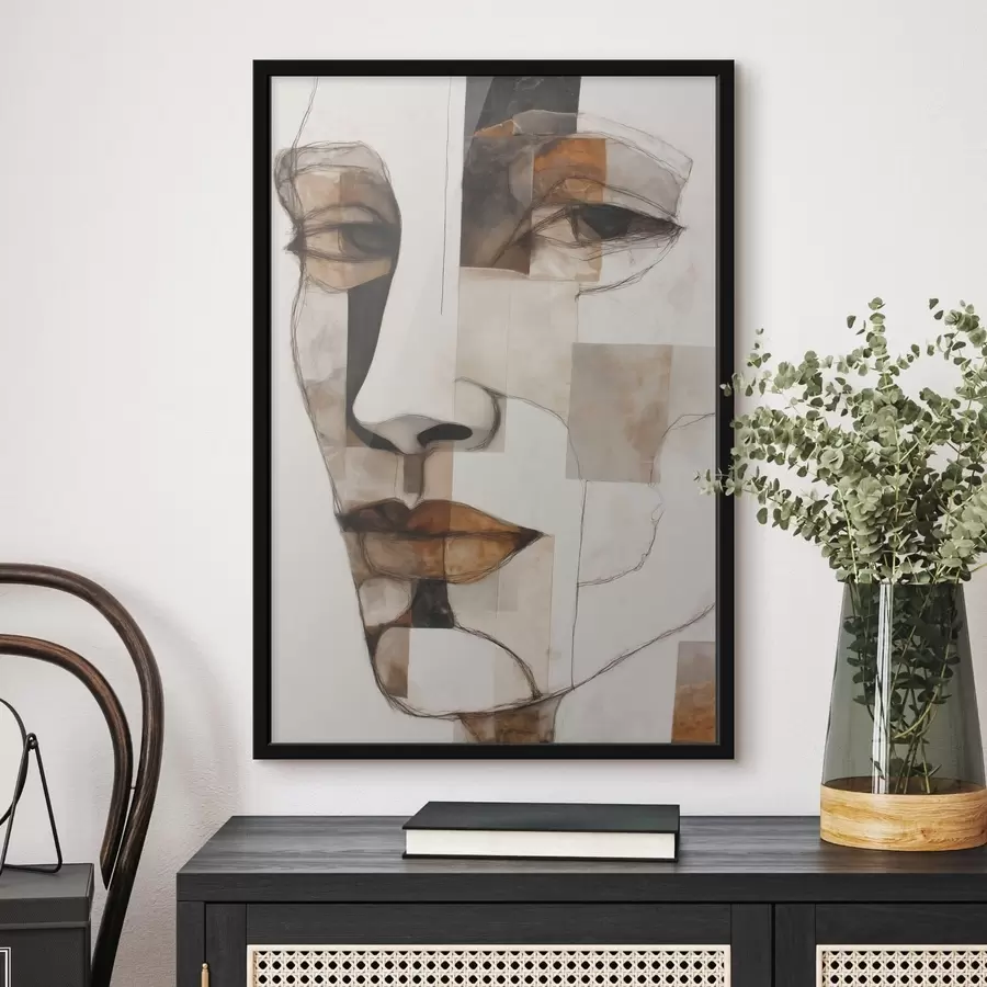 carta da parati Volto astratto nr. f48515