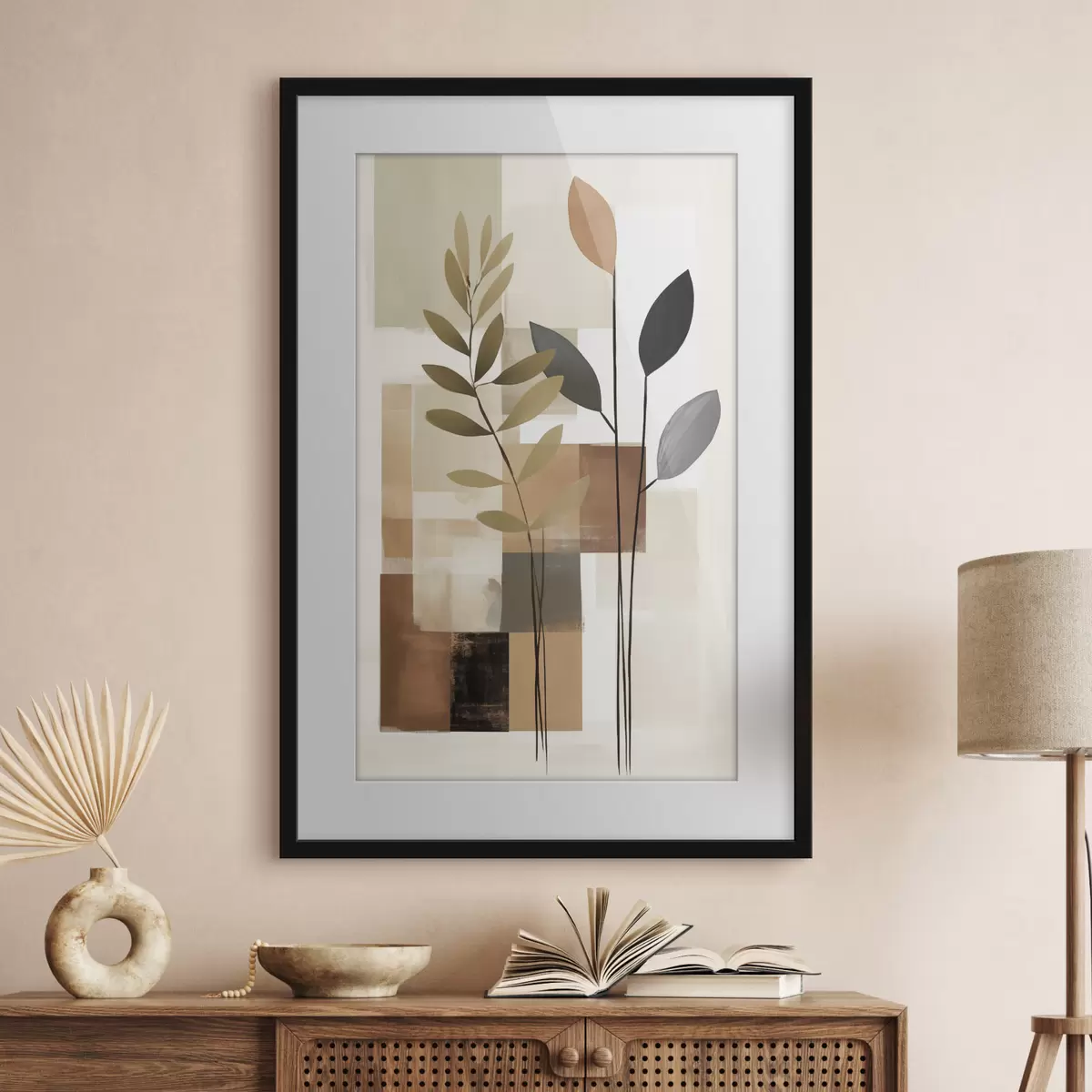Poster Composizione botanica astratta f48516