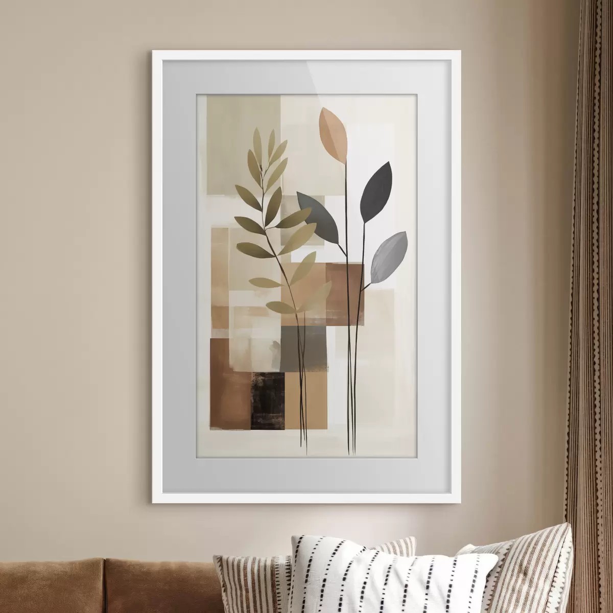 Poster Composizione botanica astratta f48516