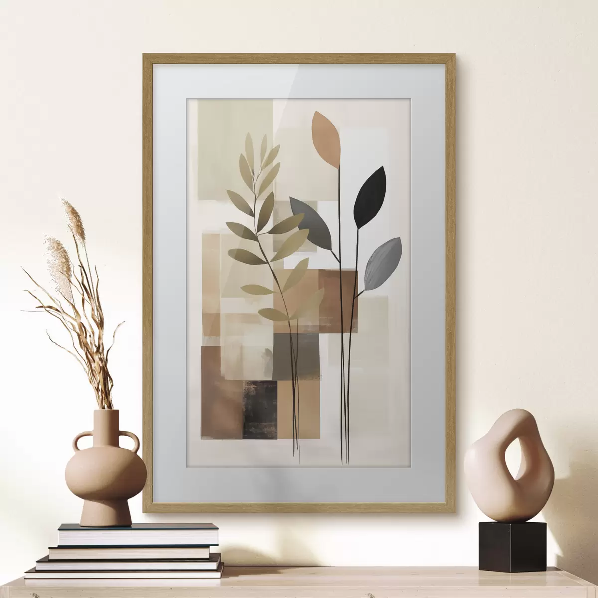 Poster Composizione botanica astratta f48516