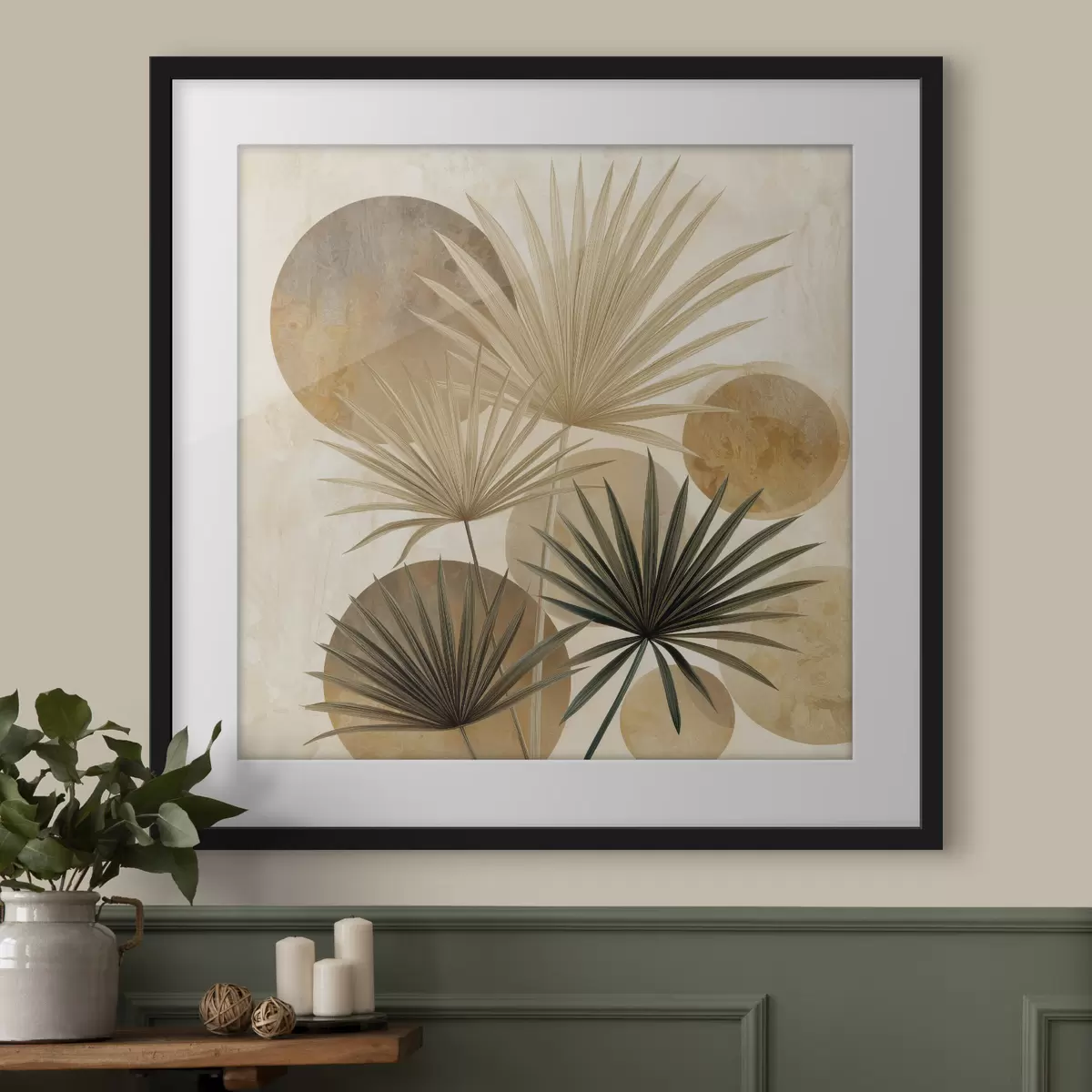Poster Palme e fiducia f48518