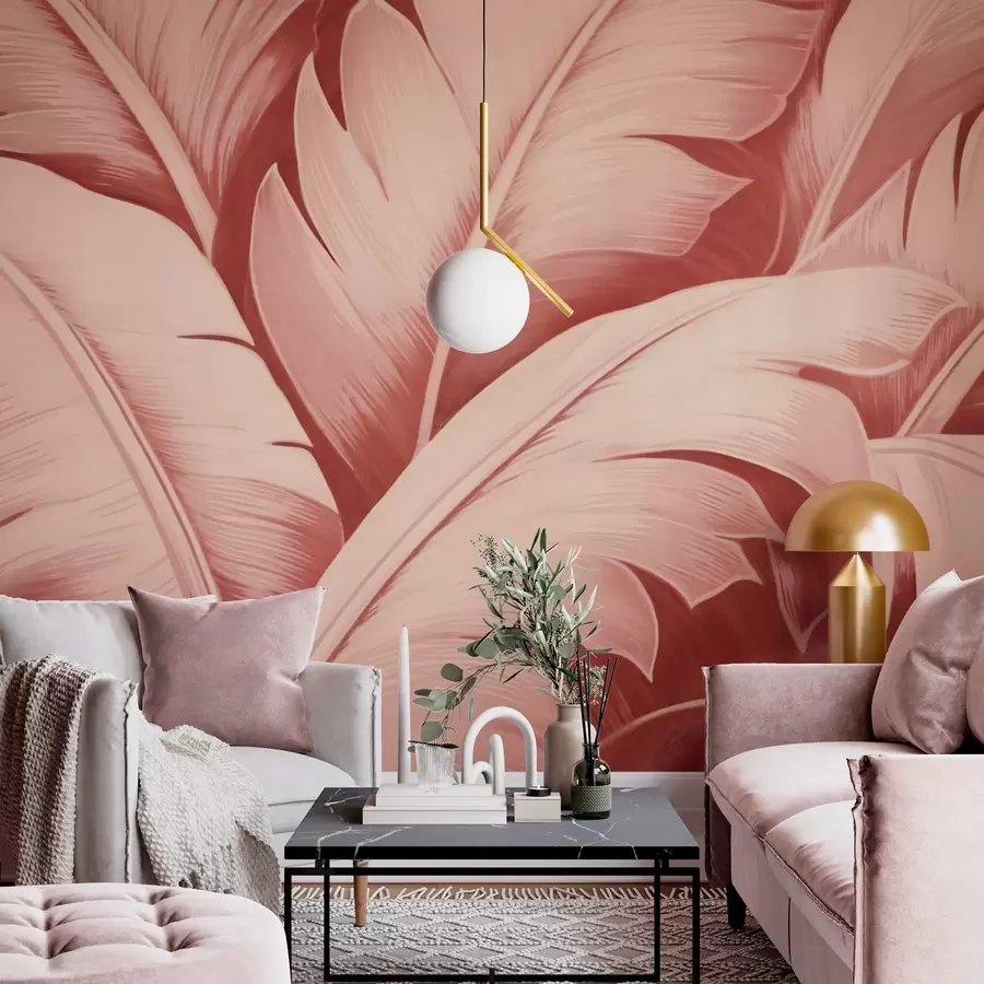 carta da parati Grandi foglie di banano nr. w04991v1