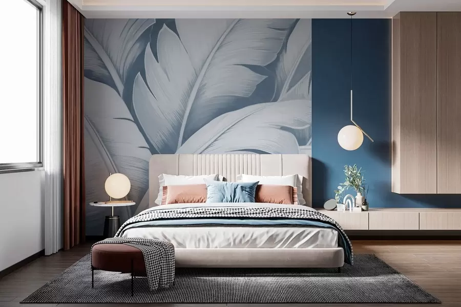 carta da parati Grandi foglie di banano nr. w04991v2