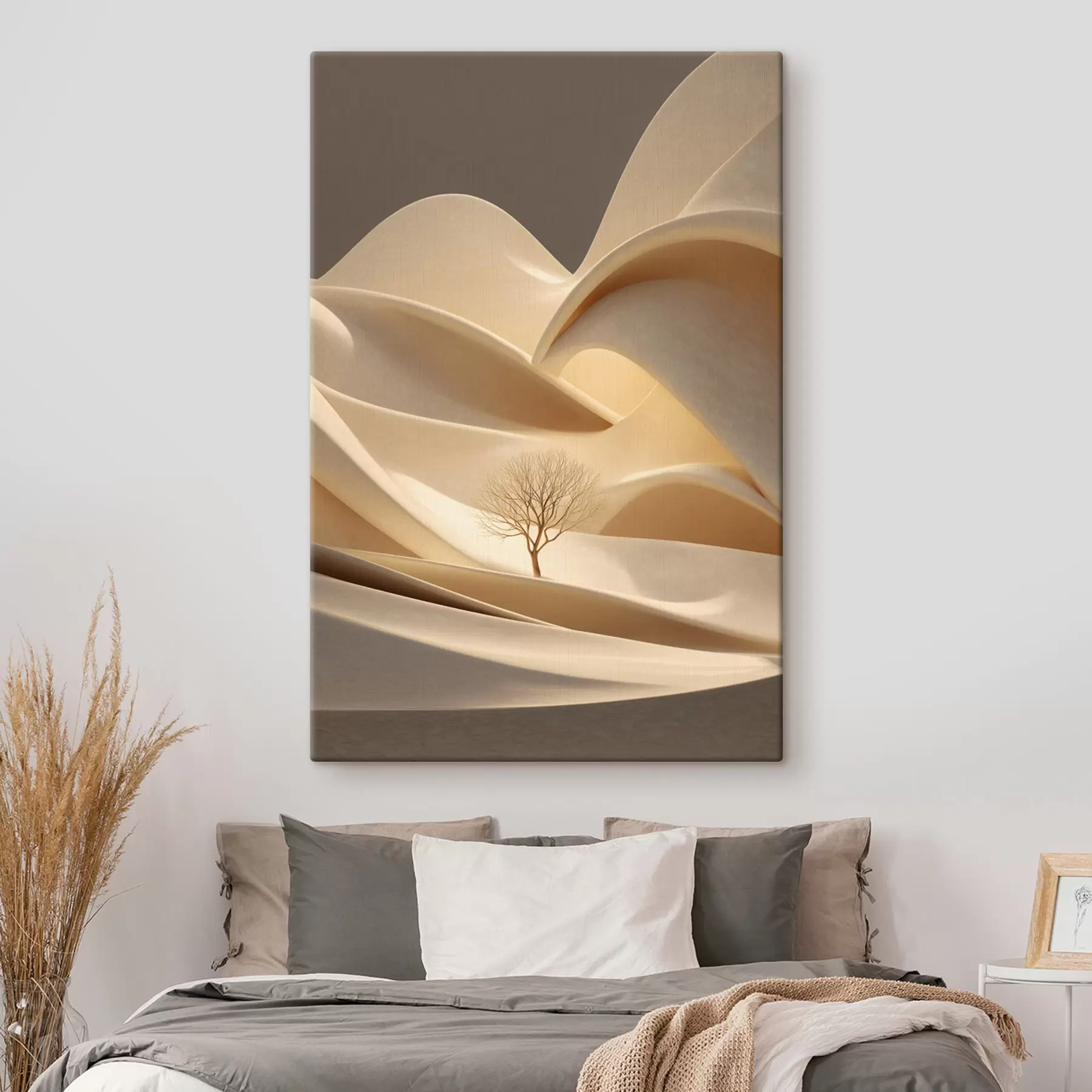 carta da parati un paesaggio surreale con un albero nr. s48530