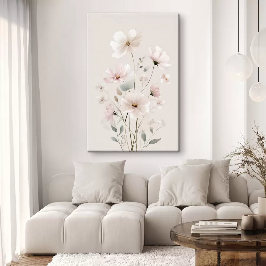 carta da parati delicati fiori di campo nr. s48533