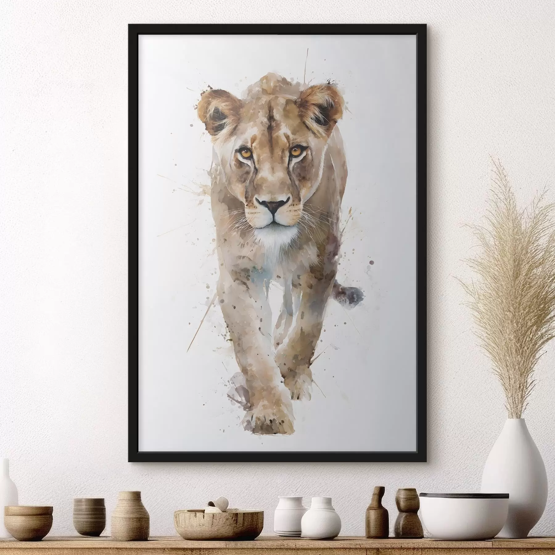 carta da parati un ramo di albicocco in fiore in stile acquerello nr. f48526