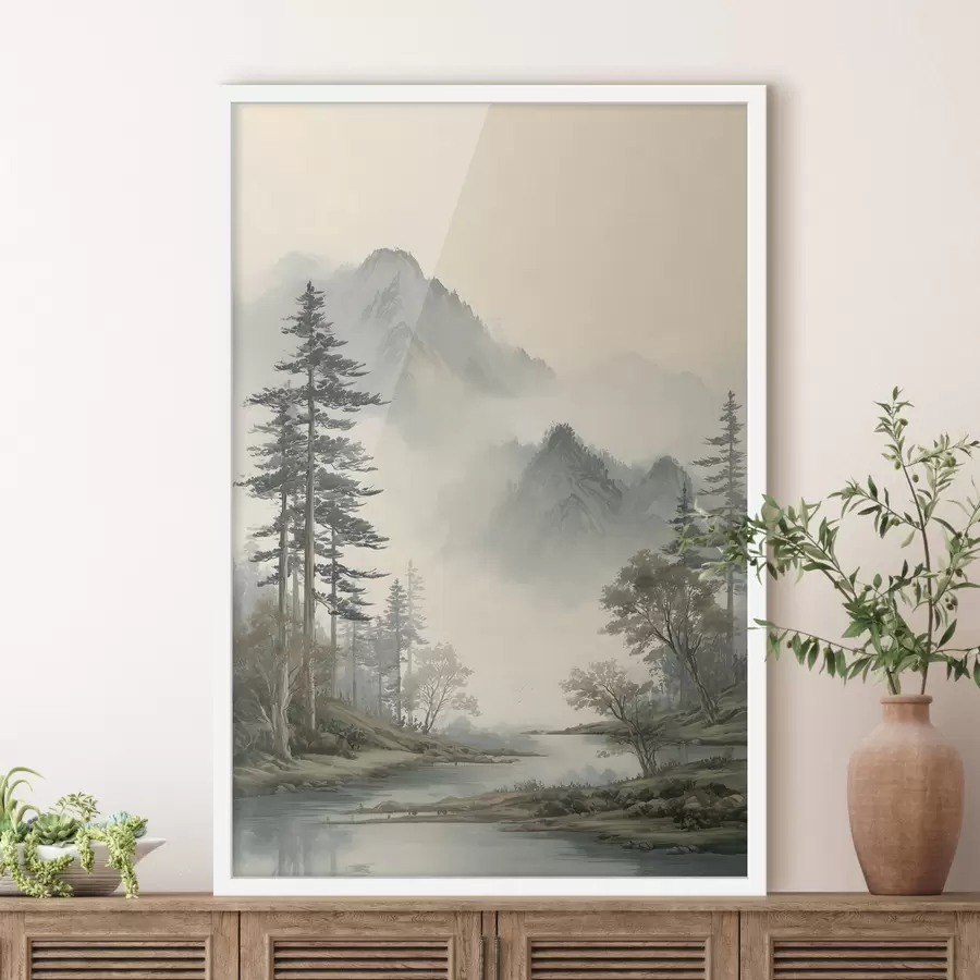 carta da parati una leonessa in stile acquerello nr. f48531