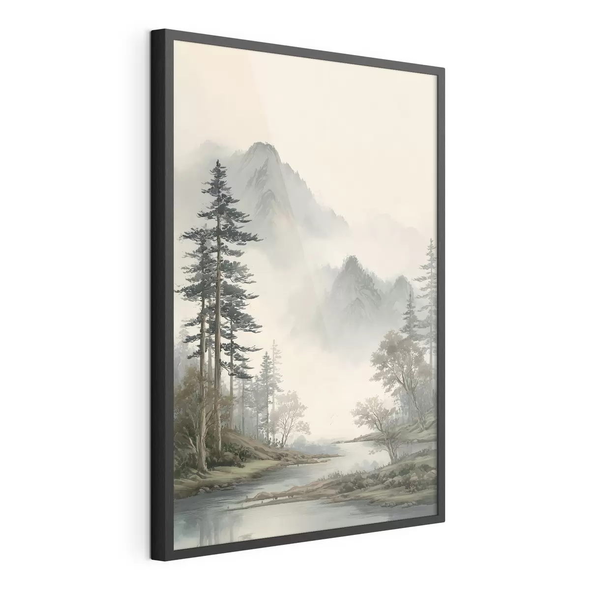 Poster una leonessa in stile acquerello f48531