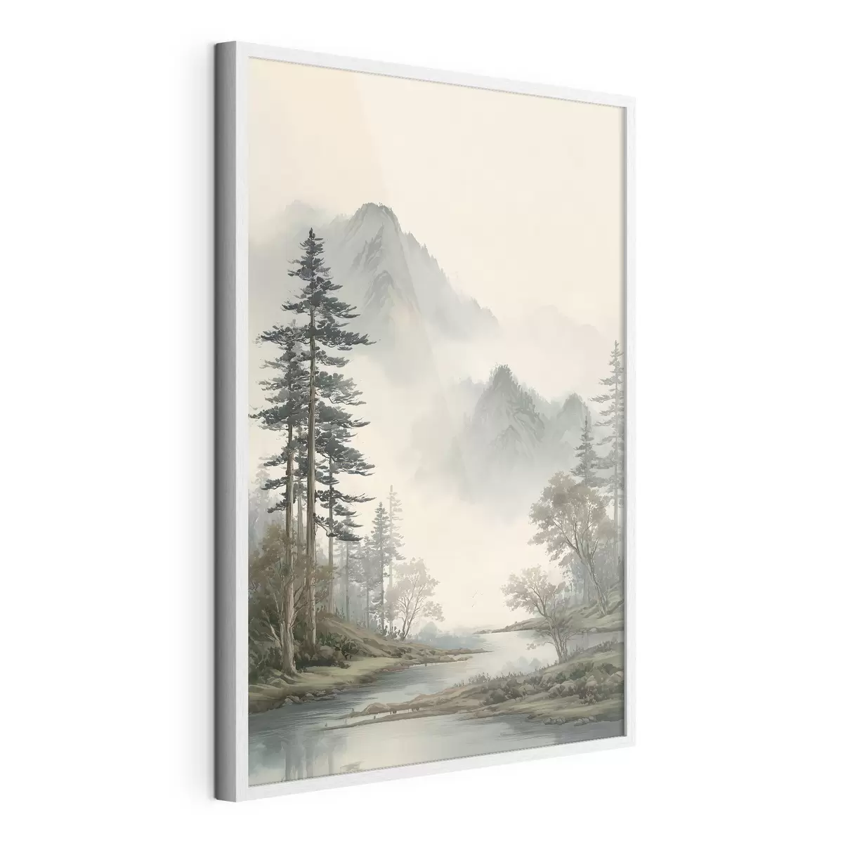 Poster una leonessa in stile acquerello f48531