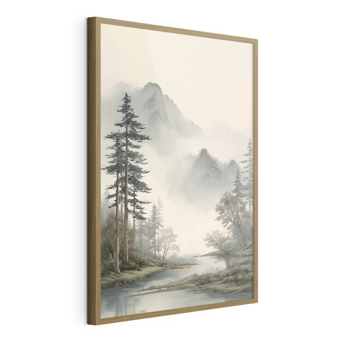 Poster una leonessa in stile acquerello f48531