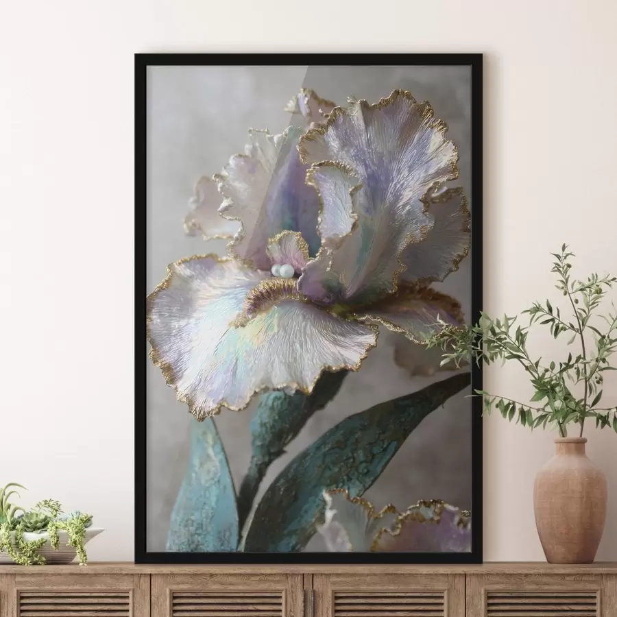 carta da parati un paesaggio montano con pini e un fiume nr. f48546