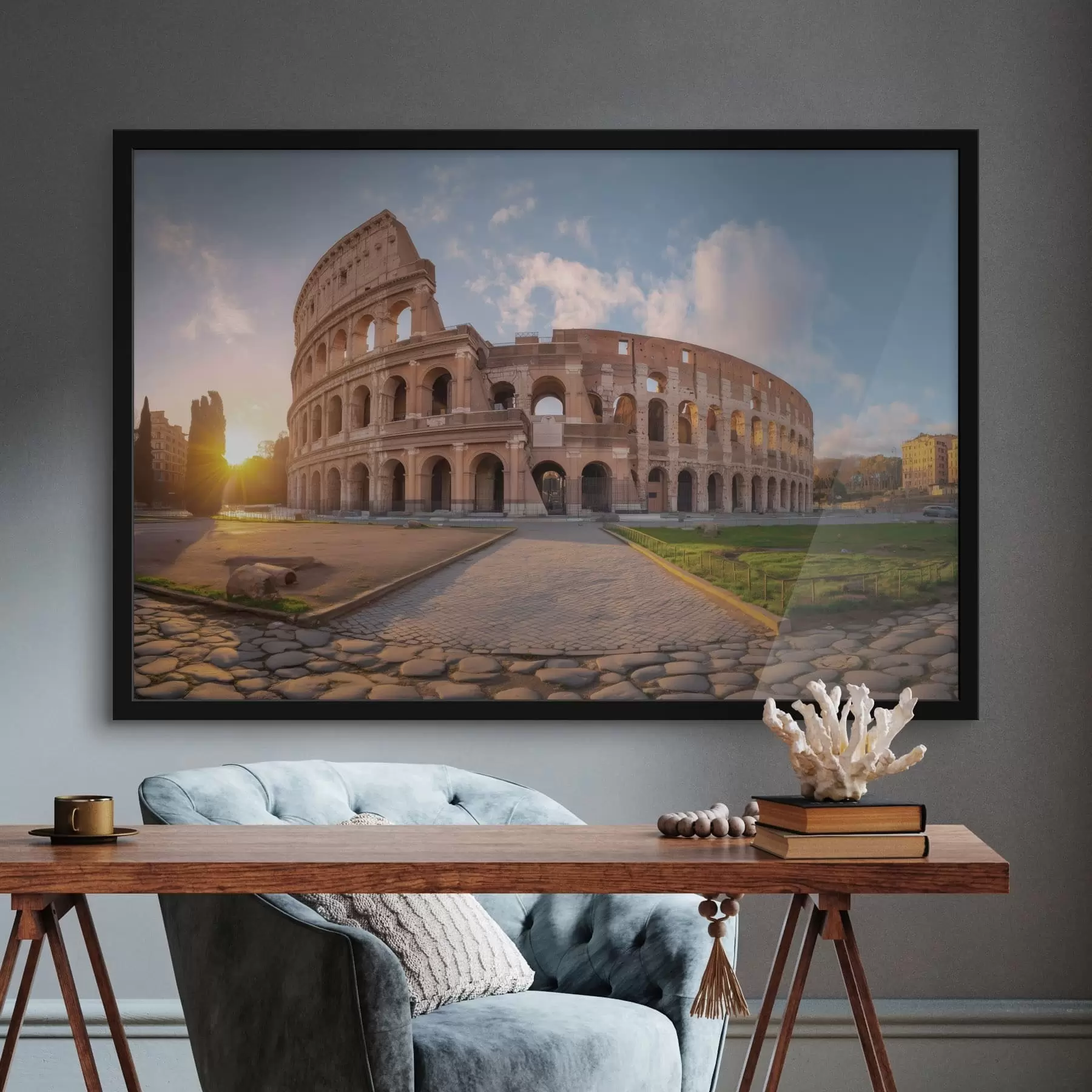 carta da parati una ragazza romantica in riva al mare con un cappello nr. f48552