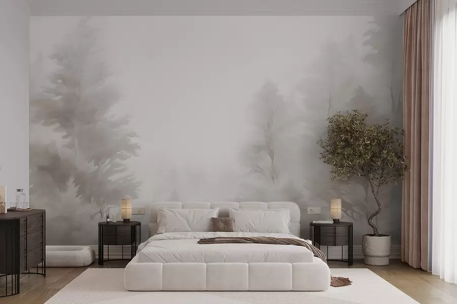 Carta da parati nature Foresta astratta 