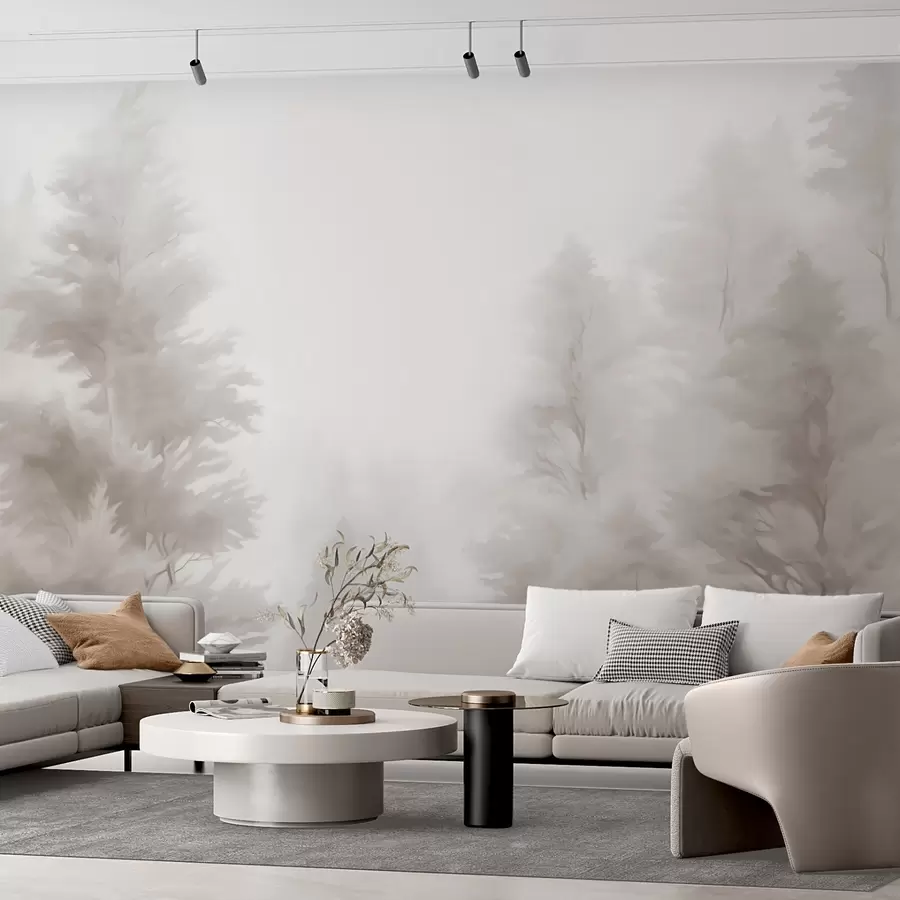 Carta da parati nature Foresta astratta 