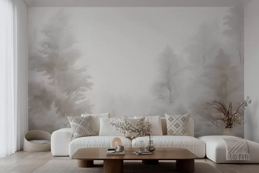 Carta da parati nature Foresta astratta 