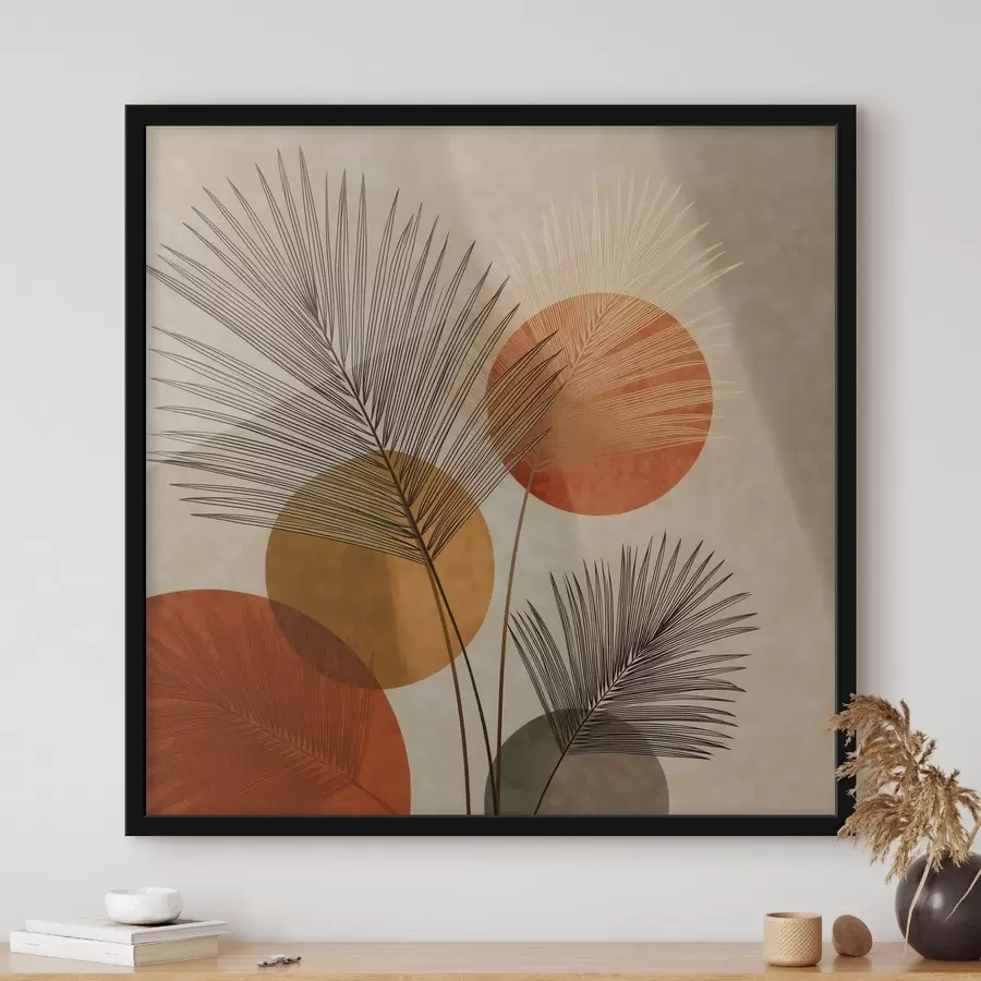 carta da parati Foglie di palma astratte nr. f48557