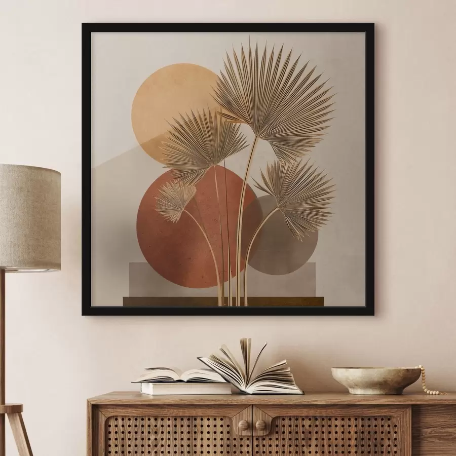 carta da parati Foglie di palma astratte nr. f48558