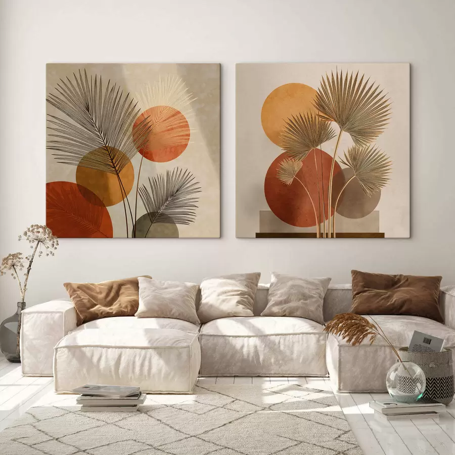 carta da parati Foglie di palma astratte nr. m30265