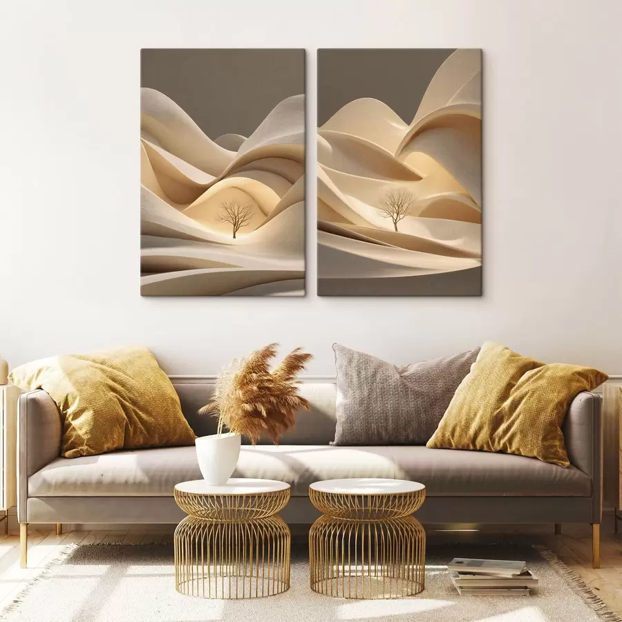 carta da parati un paesaggio surreale con un albero nr. m30261