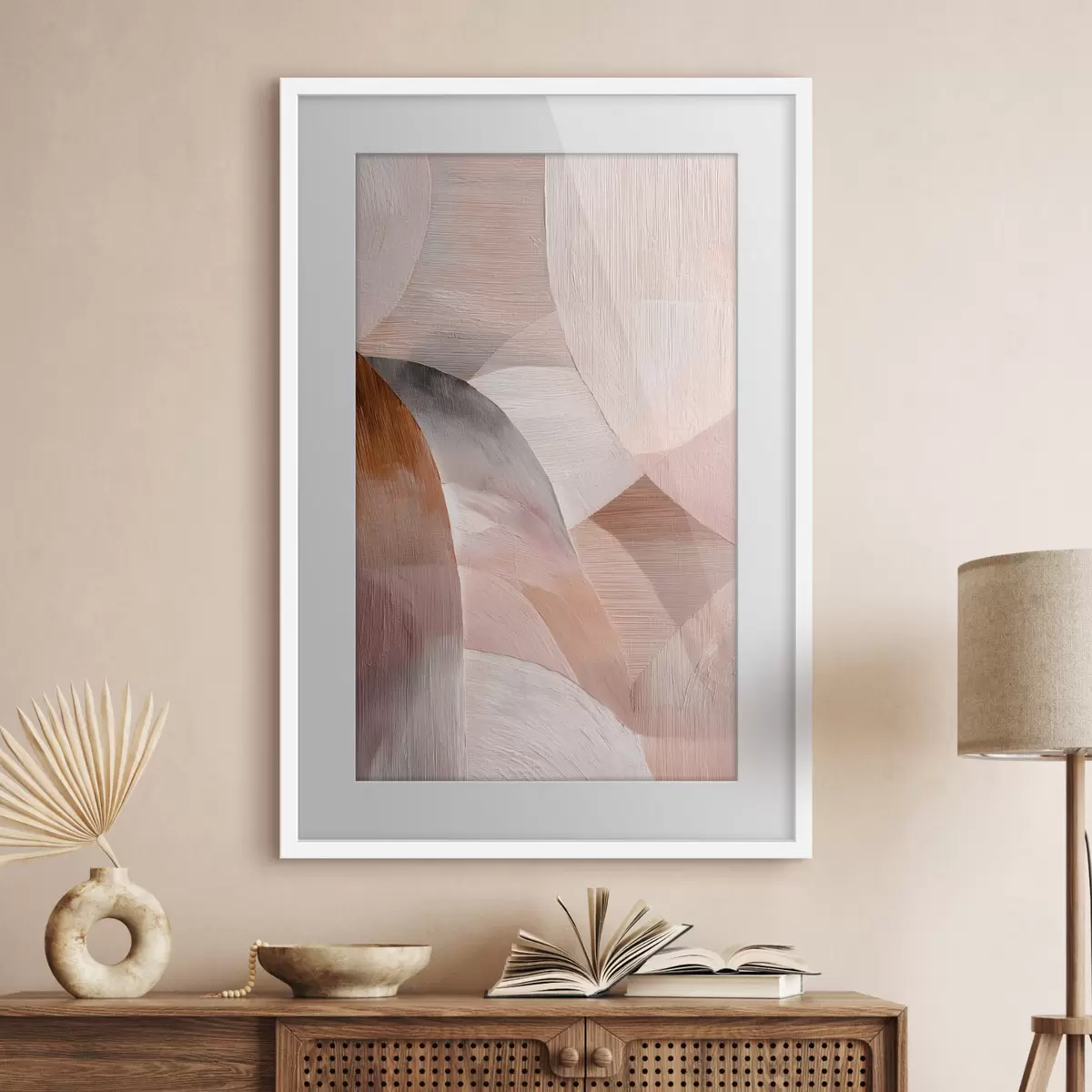 Poster Pausa color pesca f48189