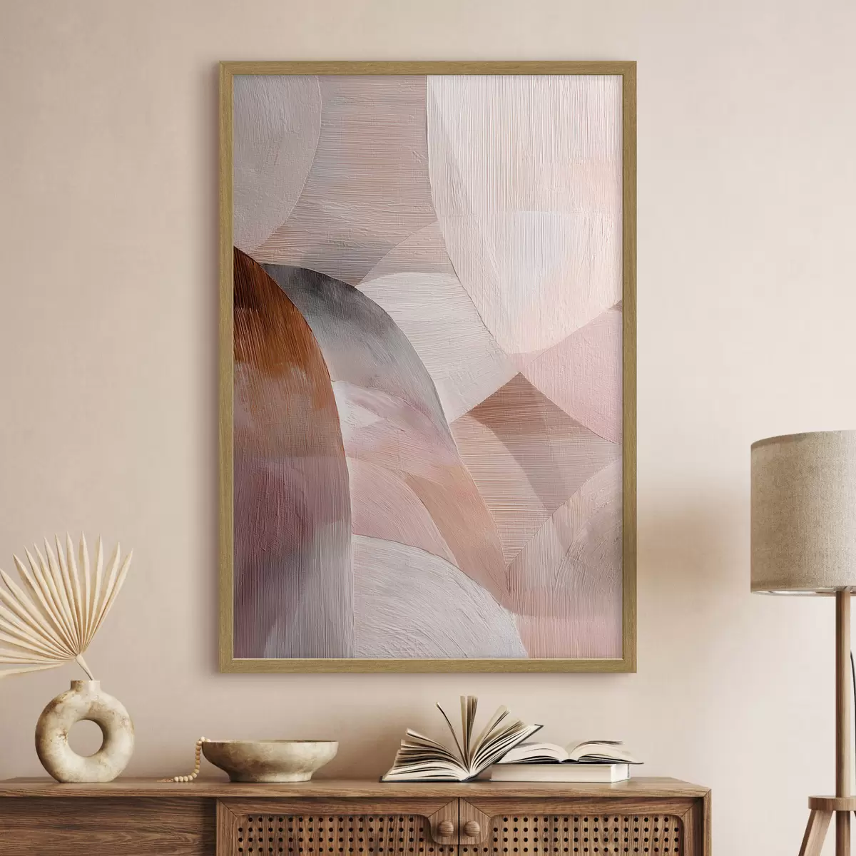 Poster Pausa color pesca f48189