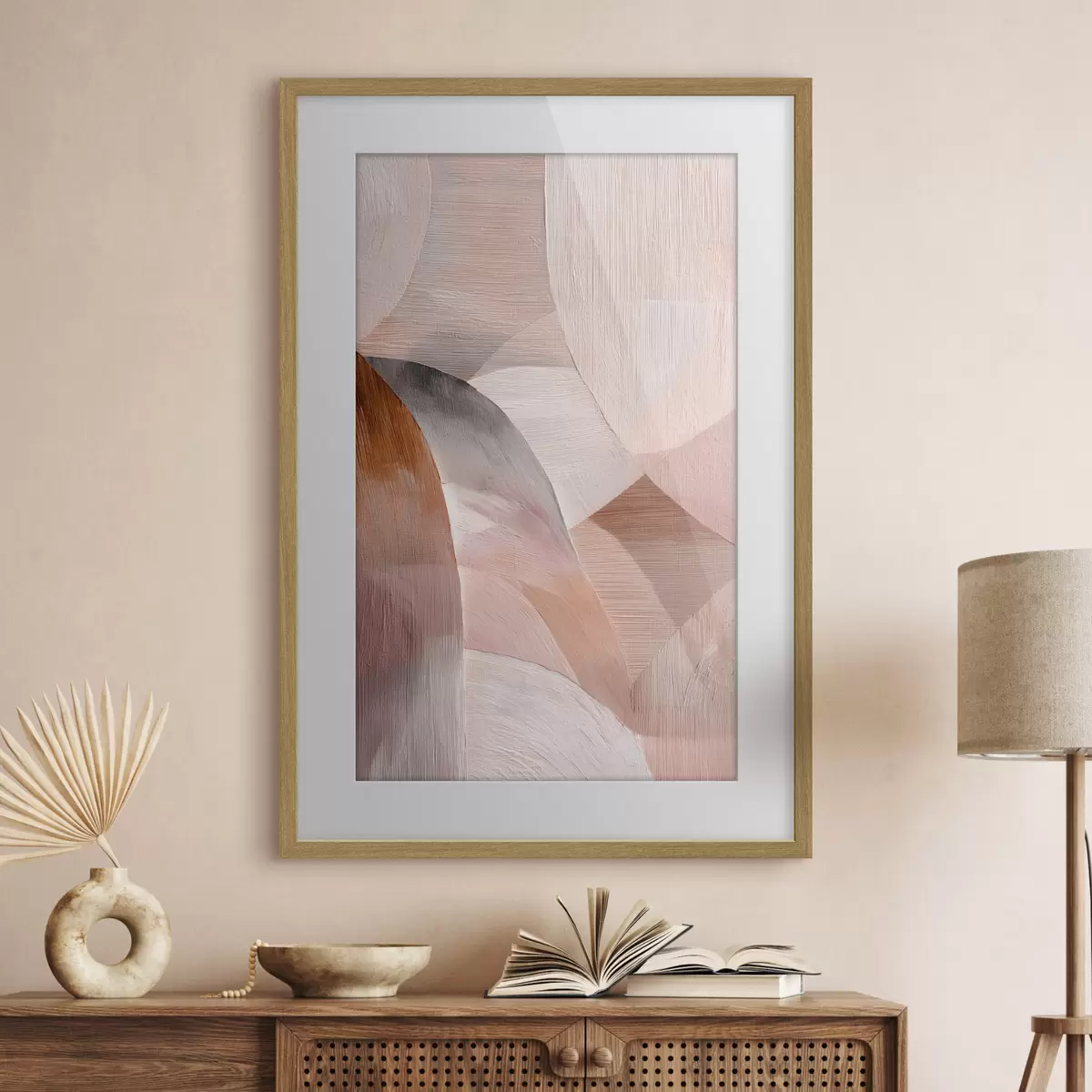 Poster Pausa color pesca f48189