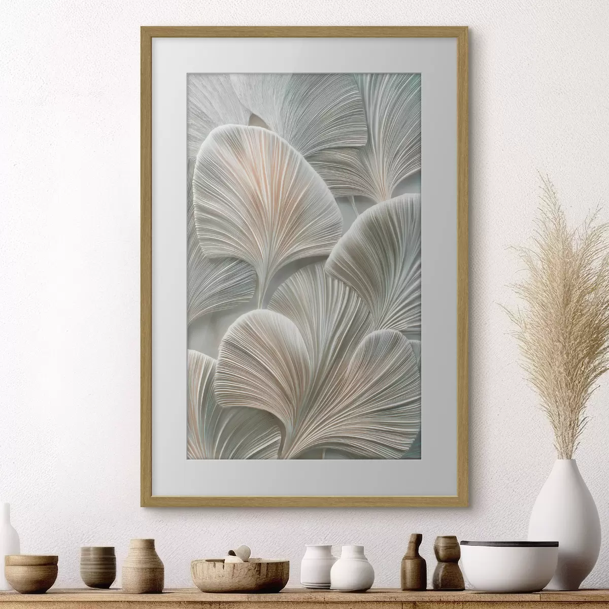 Poster Foglie e abbraccio f48210