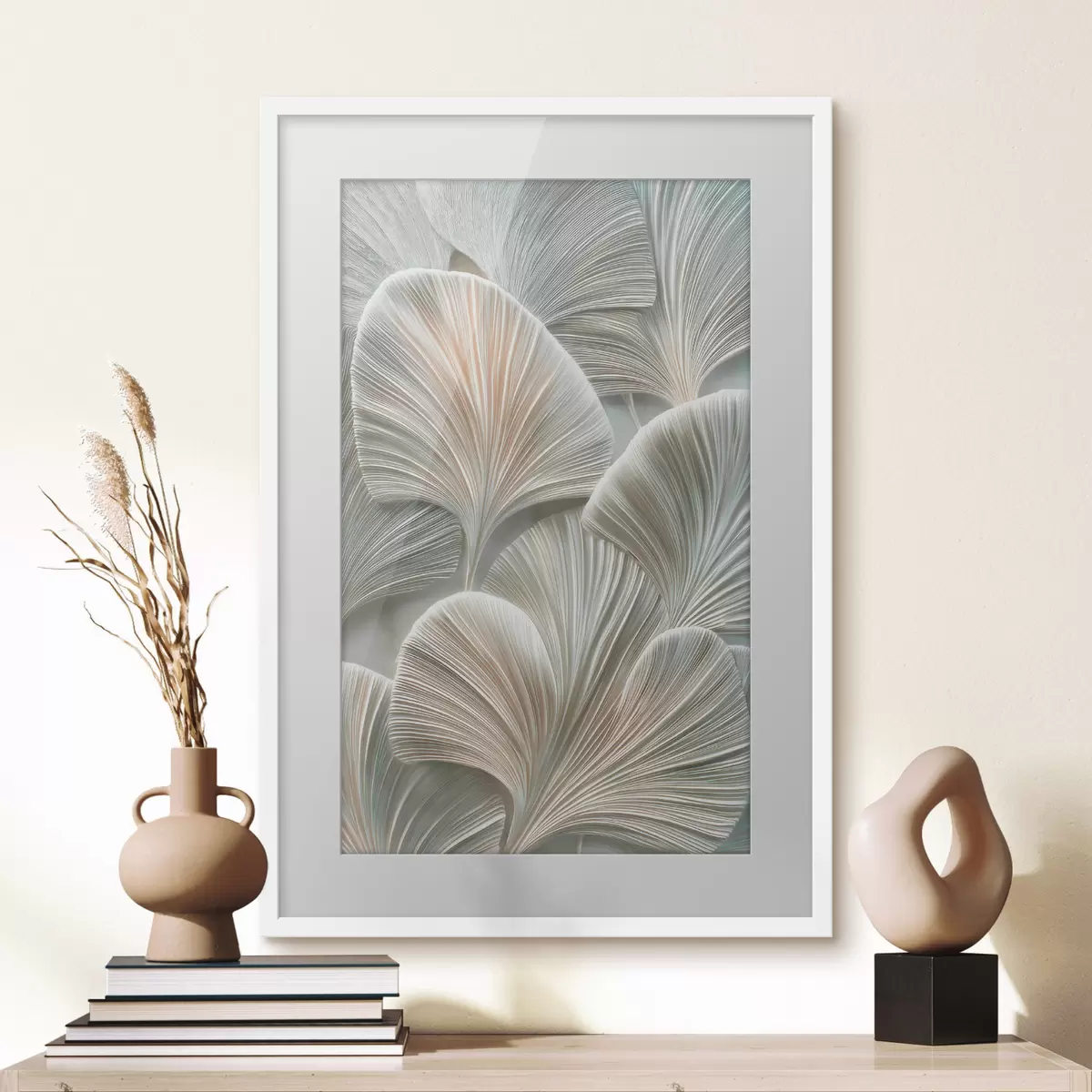 Poster Foglie e abbraccio f48210