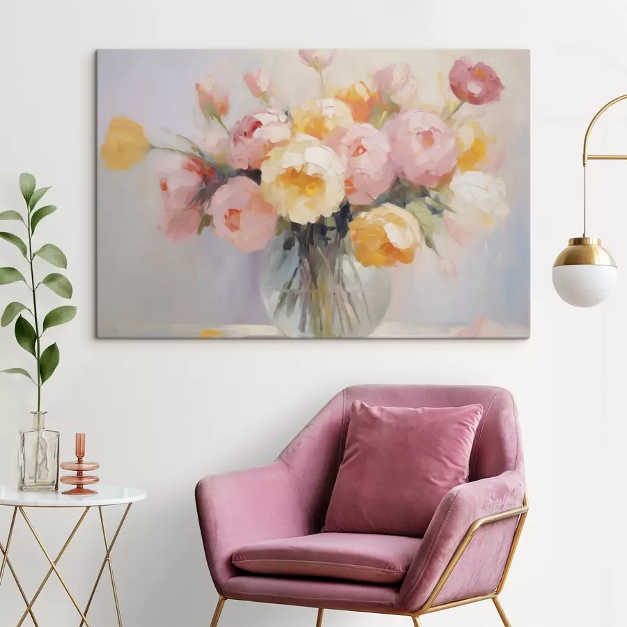 carta da parati Un mazzo di fiori in un vaso nr. s48592