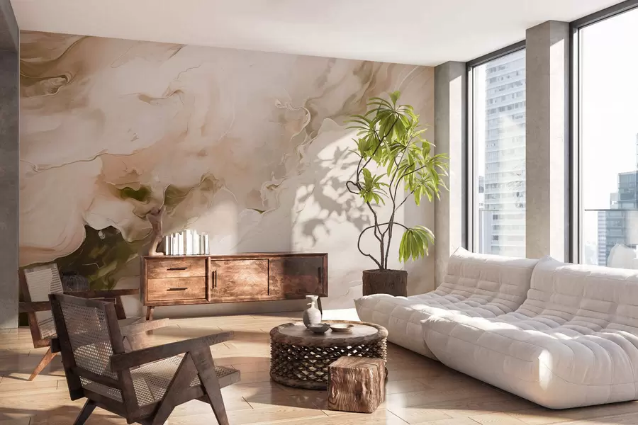 carta da parati Vene raffinate del marmo nr. w05441v1