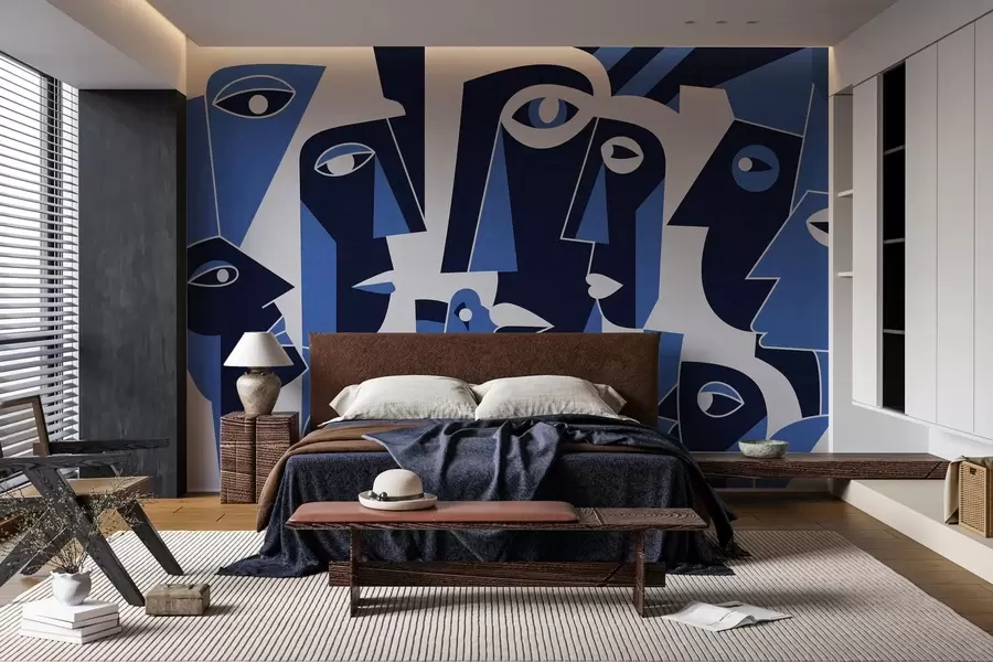 carta da parati Volti in stile africano nr. w05446v1