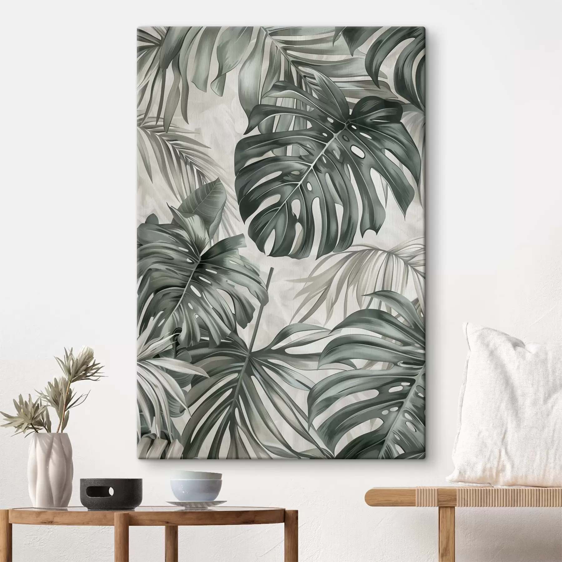 carta da parati Foglie di Monstera, stile contemporaneo nr. s48576