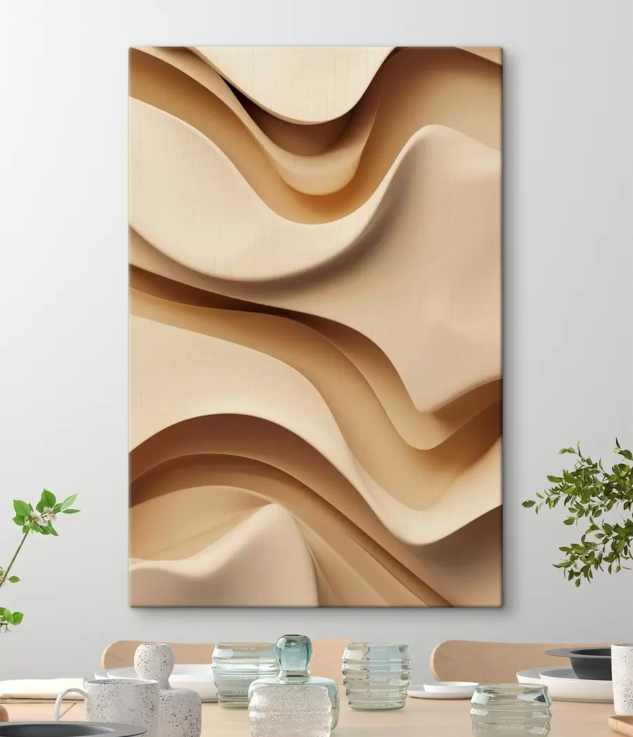 carta da parati Onde astratte, interni contemporanei nr. s48586