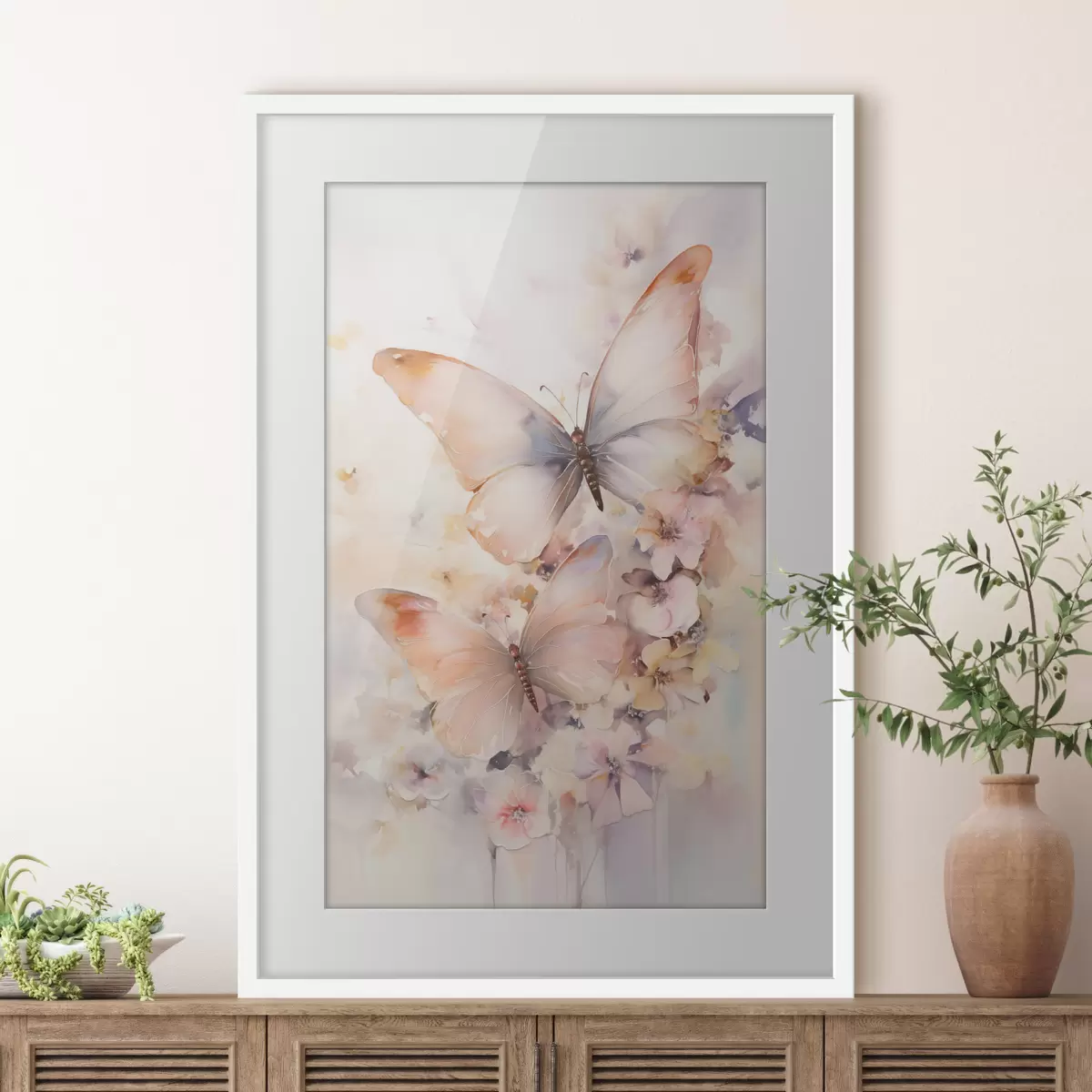 Poster Farfalle e tenerezza f48563