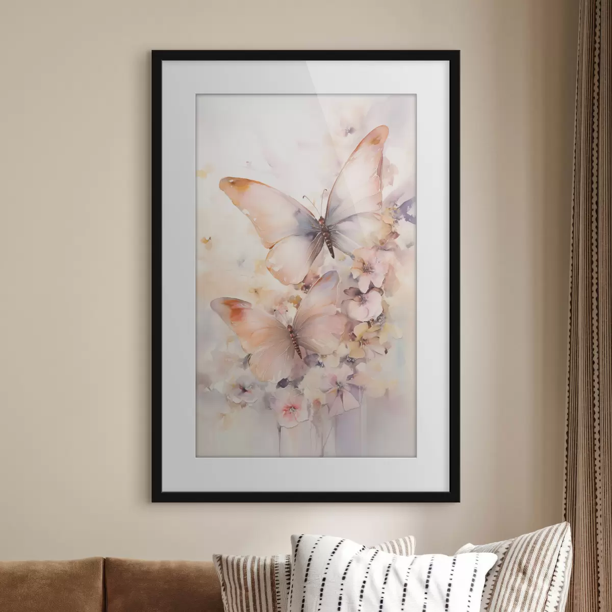 Poster Farfalle e tenerezza f48563