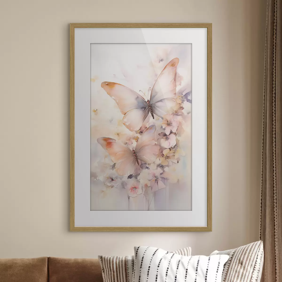 Poster Farfalle e tenerezza f48563
