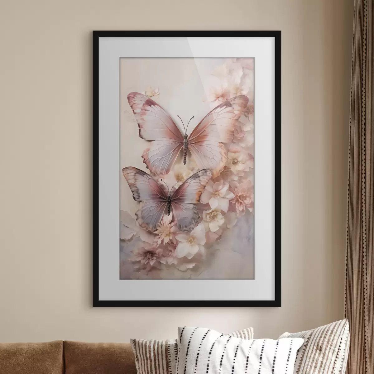 Poster Fiori e farfalle f48565
