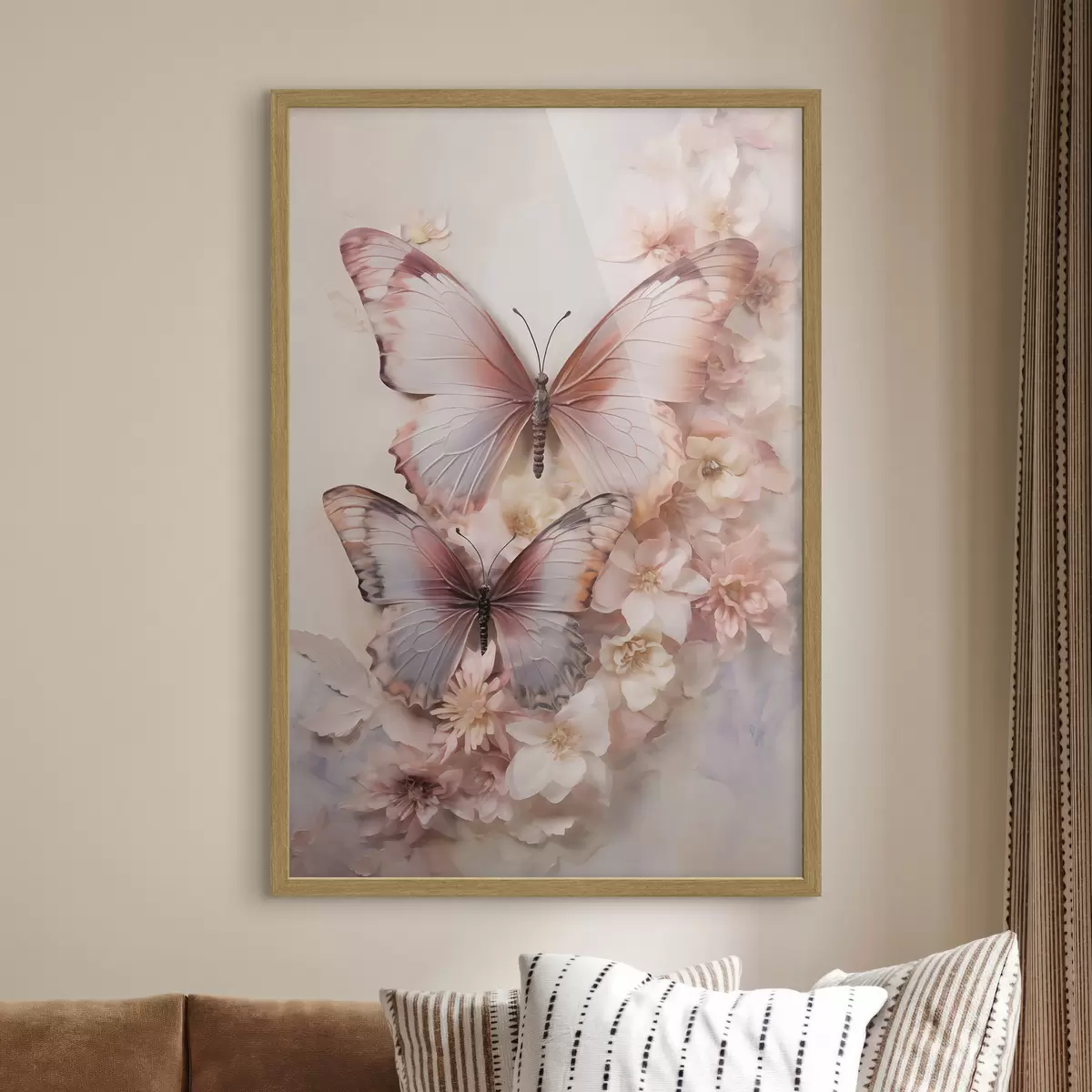Poster Fiori e farfalle f48565