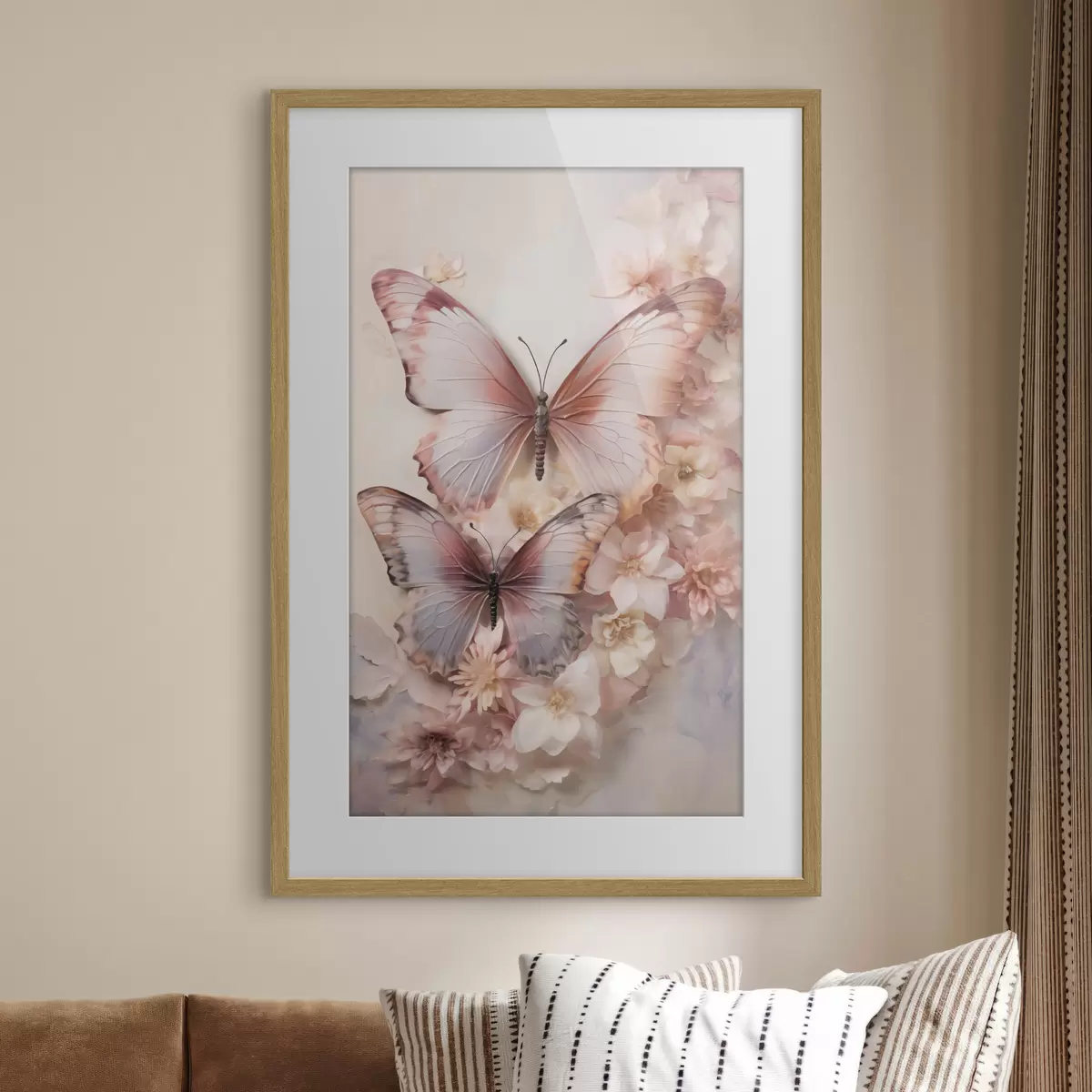 Poster Fiori e farfalle f48565