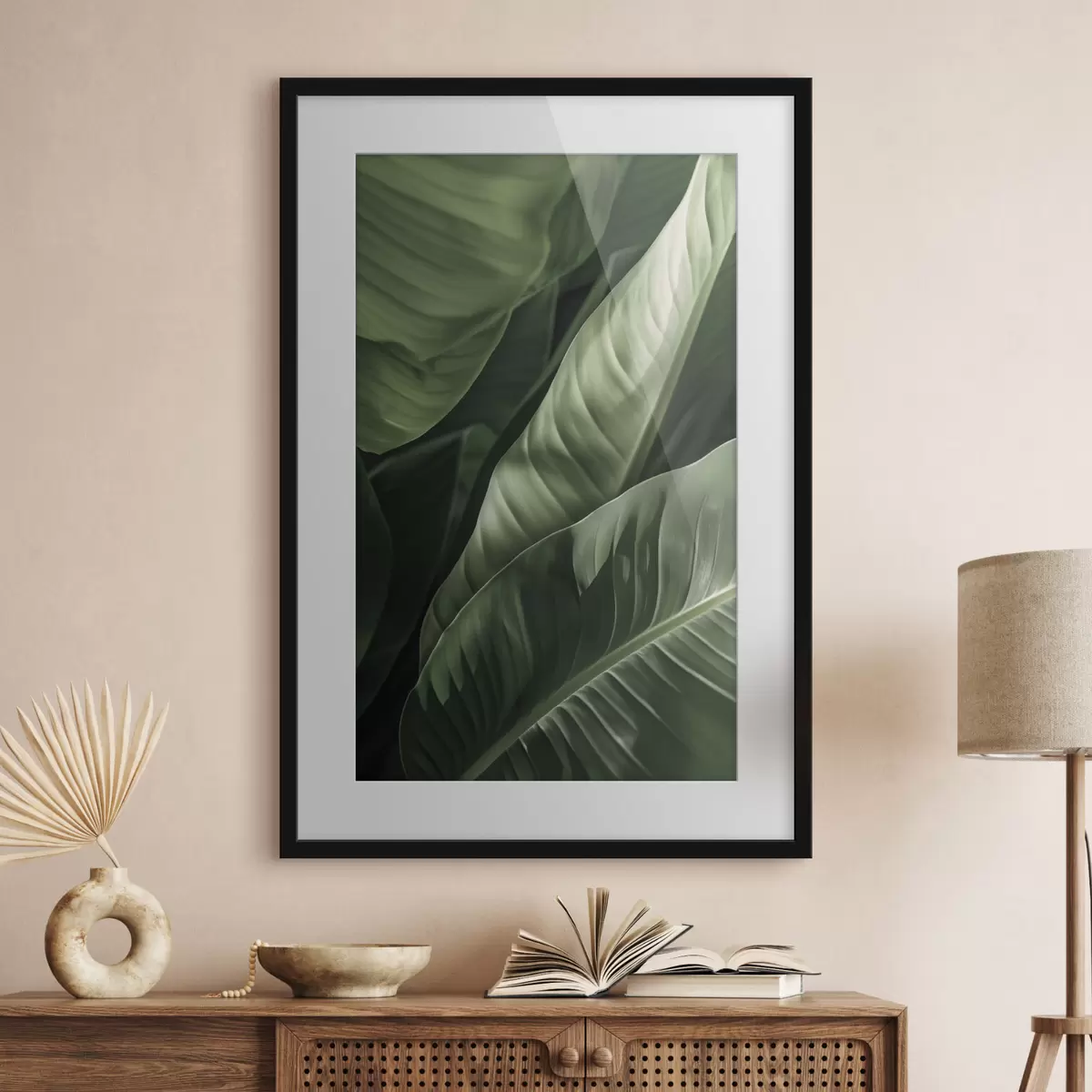 Poster Botanica, foglie tropicali f48577