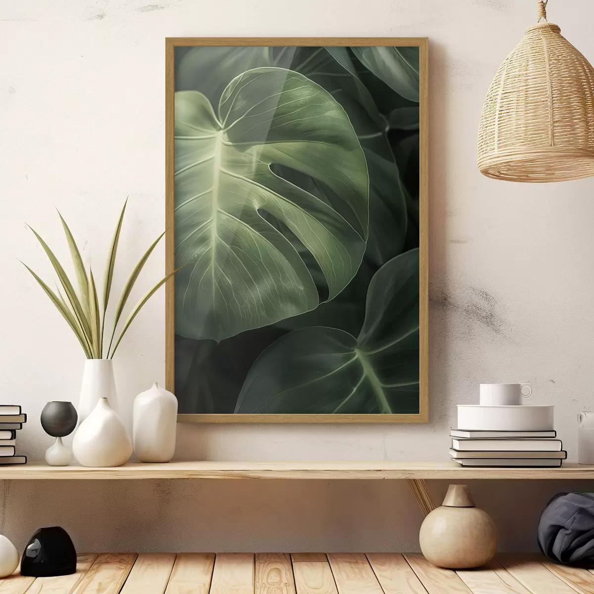 Poster Grandi foglie tropicali f48578