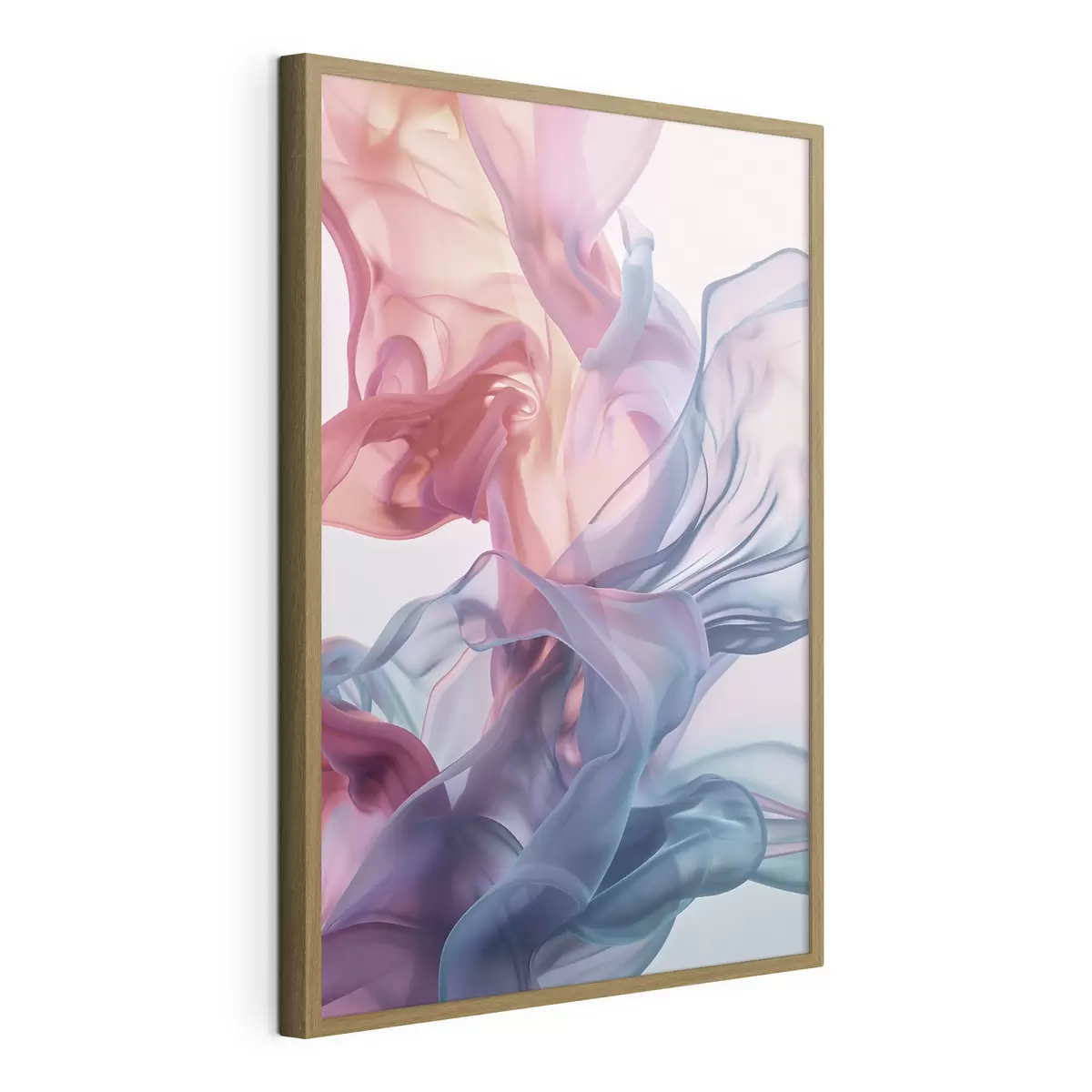 Poster Astrazione luminosa, onde colorate, stile contemporaneo f48581