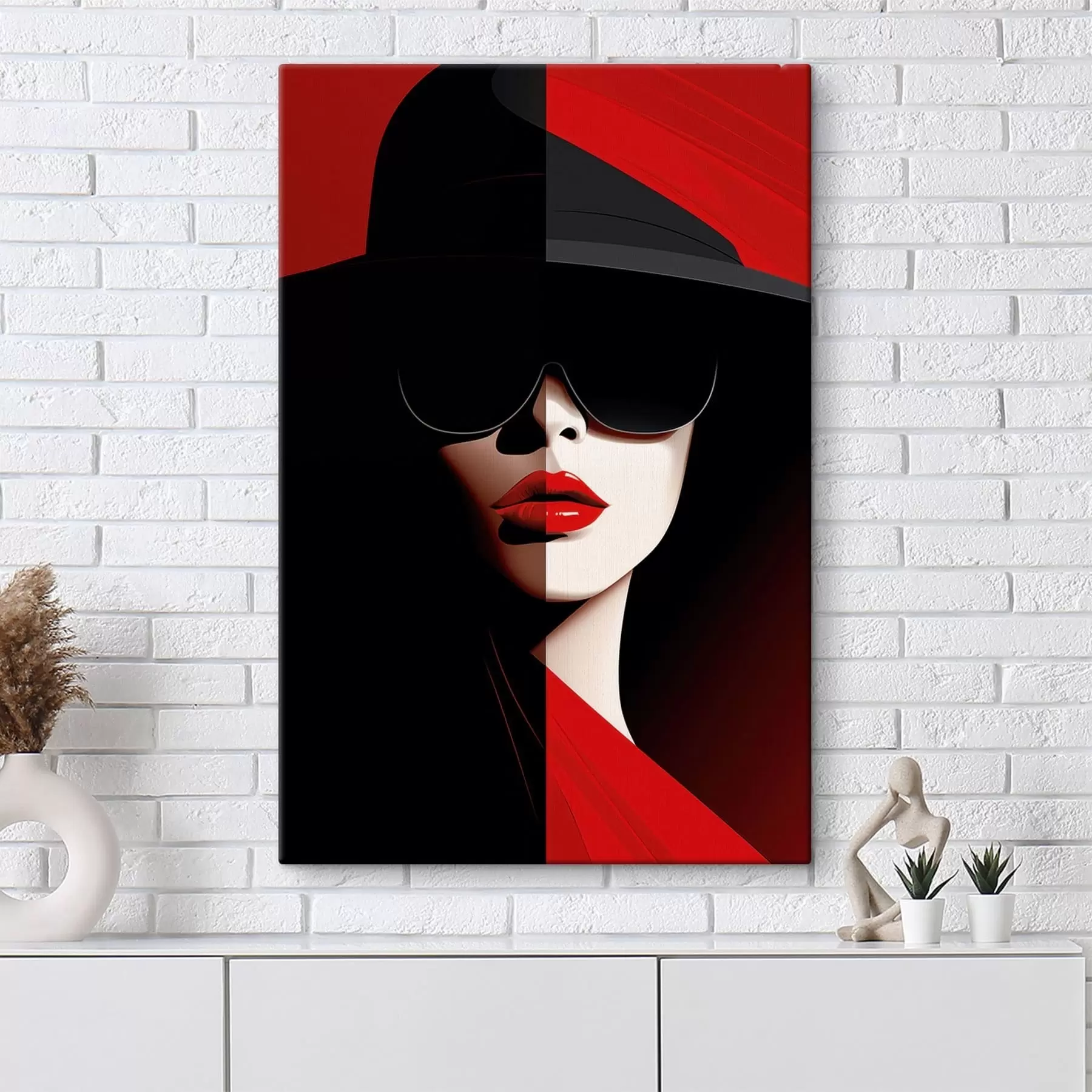 carta da parati Donna con cappello nr. s48649