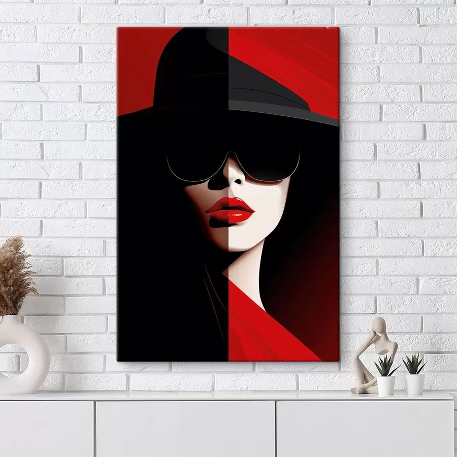 carta da parati Donna con cappello nr. s48649