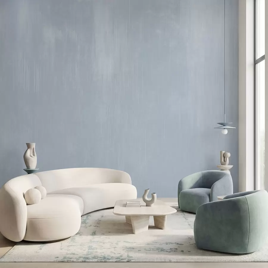 carta da parati Sfondo azzurro con una delicata trama verticale nr. w05121v1