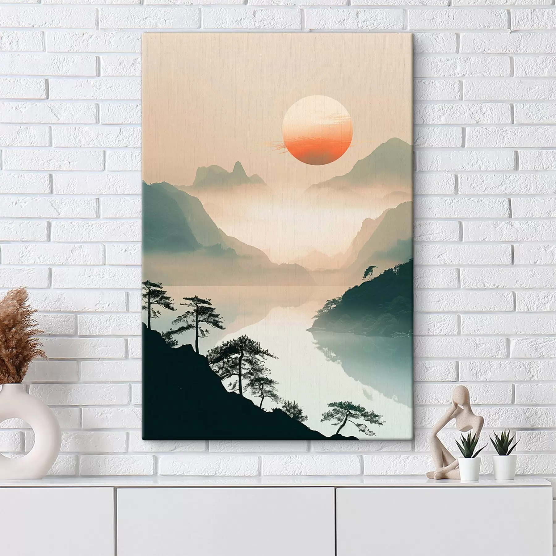 carta da parati Rami di bambù, stile orientale nr. s48632