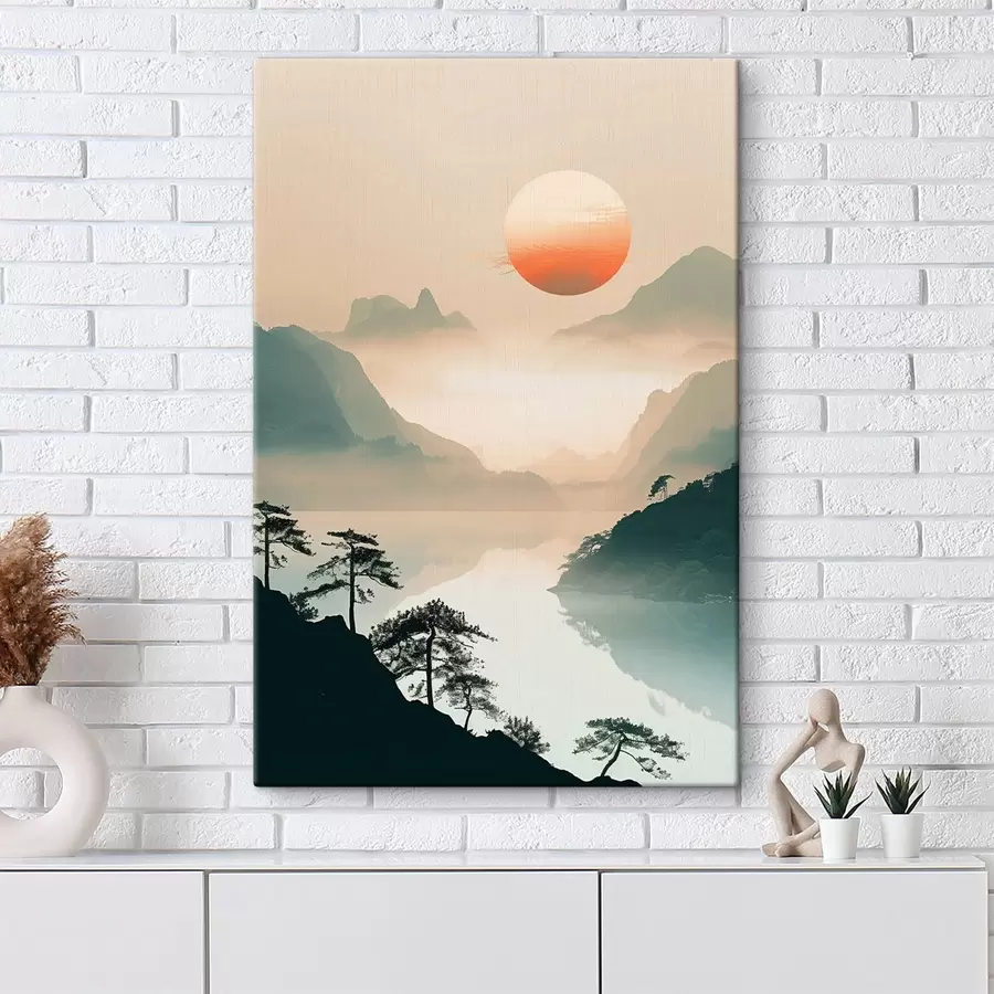 carta da parati Rami di bambù, stile orientale nr. s48632