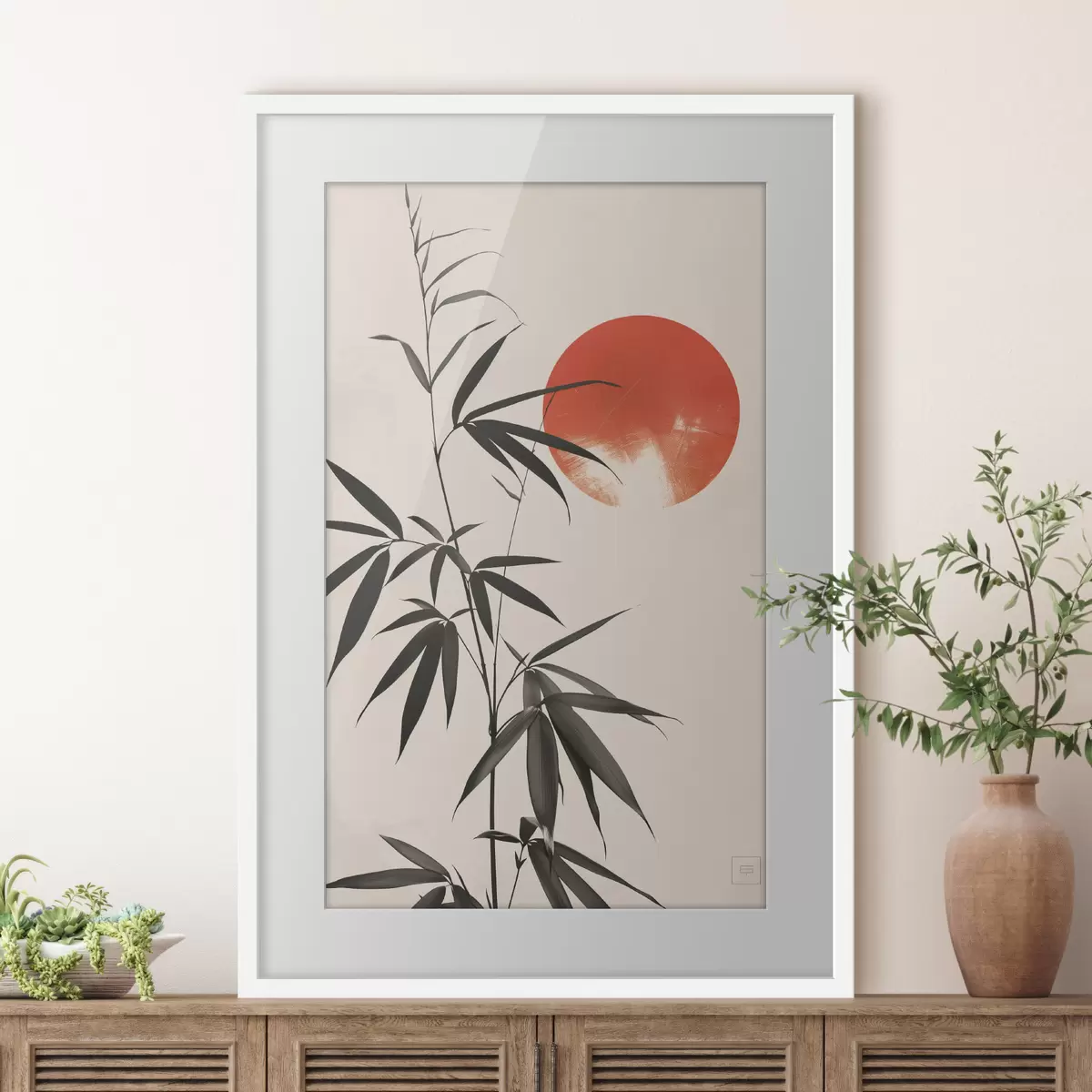 Poster Paesaggio giapponese soleggiato f48630