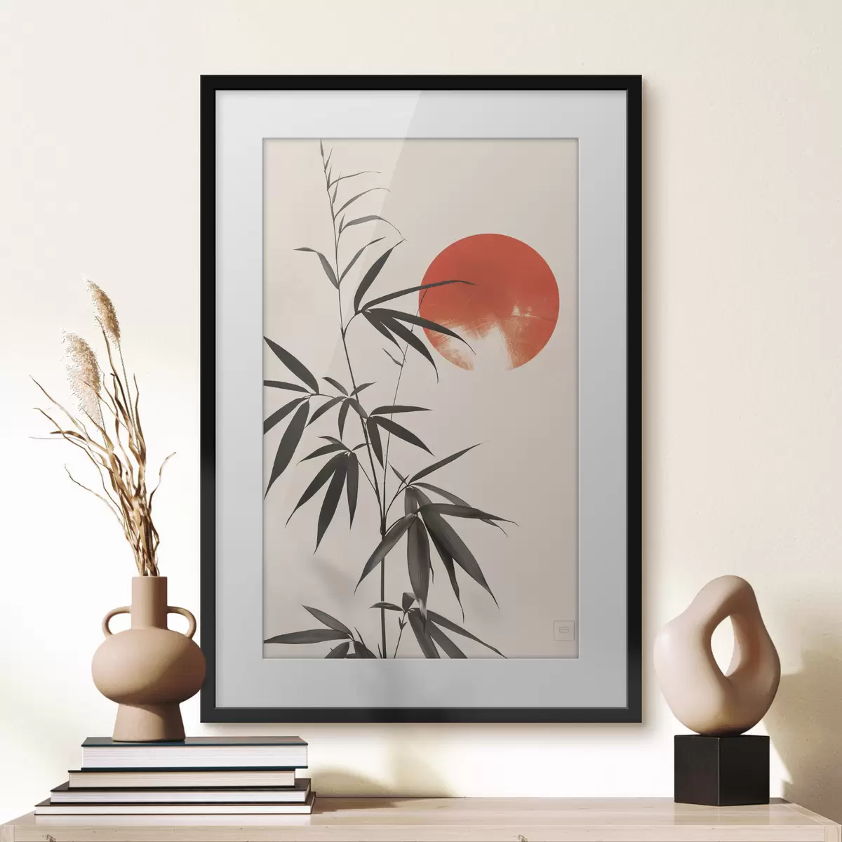 Poster Paesaggio giapponese soleggiato f48630